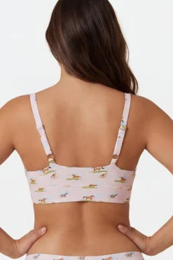 The Supreme Steed - Derby Horses Boob Hammock™ Plunge Bralette