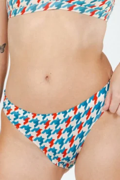 The Swanky - Retro Houndstooth Modal Bikini Underwear