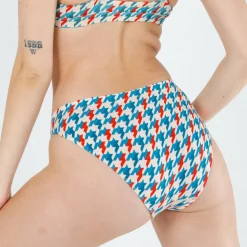 The Swanky - Retro Houndstooth Modal Bikini Underwear