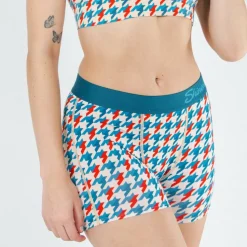 The Swanky - Retro Houndstooth Women’s Boxers