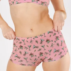 The Teeny Tini - Martini Modal Boyshort Underwear