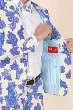 The Thoroughbred - Blue Spring Toile Suit