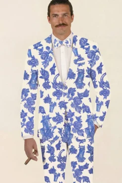 The Thoroughbred - Blue Spring Toile Suit