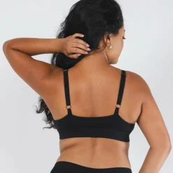 The Threat Level Midnight - Black Boob Hammock™ Plunge Bralette
