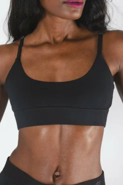 The Threat Level Midnight - Black Boob Hammock™ Scoop Bralette