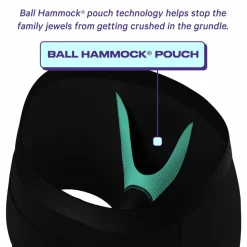 The Threat Level Midnight - Black Cooling Ball Hammock® Underwear With Fly 5 Pack