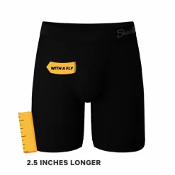The Threat Level Midnight - Black Ball Hammock® Boxer - Long Leg