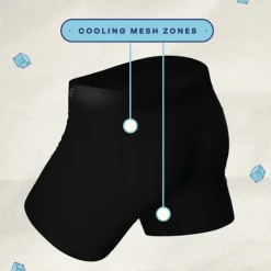 The Threat Level Midnight - Black paradICE™ Cooling Ball Hammock® Underwear