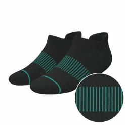 The Threat Level Midnight - Black Stay Weird Heel Hammock™ Ankle Socks
