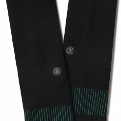 The Threat Level Midnight - Black Stay Weird Heel Hammock™ Crew Socks