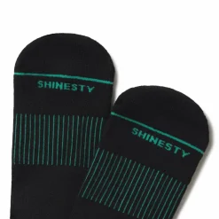 The Threat Level Midnight - Black Stay Weird Heel Hammock™ Crew Socks