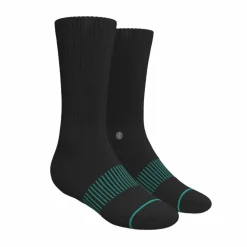The Threat Level Midnight - Black Stay Weird Heel Hammock™ Crew Socks