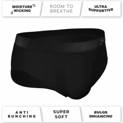 The Threat Level Midnight - Black Ball Hammock® Pouch Underwear Briefs 3 Pack