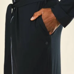 The Threat Level Midnight - Black Long Modal Robe