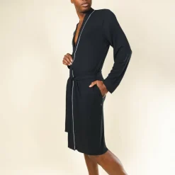 The Threat Level Midnight - Black Long Modal Robe