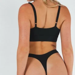 The Threat Level Midnight - Black MicroModal Thong