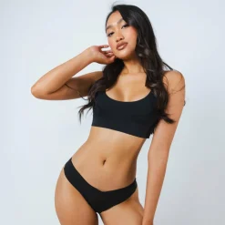 The Threat Level Midnight - Black Seamless Thong