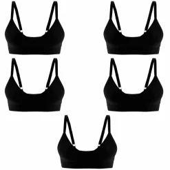 The Threat Level Midnight - Boob Hammock™ Plunge Bralette 5 Pack