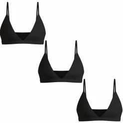 The Threat Level Midnight - Boob Hammock™ Triangle Bralette 3 Pack