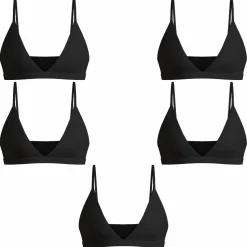 The Threat Level Midnight - Boob Hammock™ Triangle Bralette 5 Pack