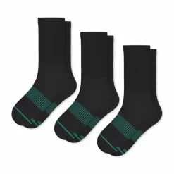 The Threat Level Midnight - Heel Hammock™ Crew Socks 3 Pack