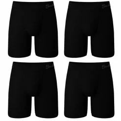 The Threat Level Midnight - Long Leg Black Ball Hammock® Pouch Underwear With Fly 5 Pack