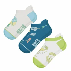 The Toes in the Sand - Heel Hammock™ Ankle Socks 3 Pack