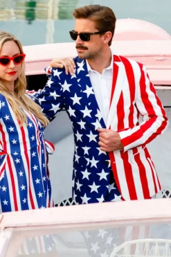The Tommy J - American Flag Suit Jacket