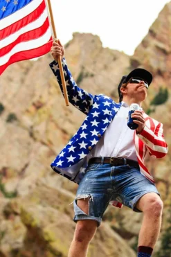 The Tommy J - American Flag Suit Jacket