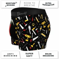 The Tool Belt - Hammer and Tools Ball Hammock® Pouch Trunks Underwear