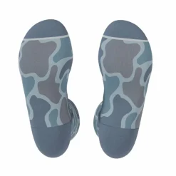 The Trail Runner - Tonal Grey Camoflauge Heel Hammock™ Crew Socks