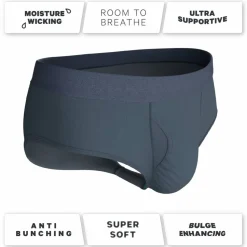 The Wake In The Lake - Tonal Teal Ball Hammock® Pouch Underwear Briefs