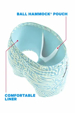 The Water Park - Neon Abstract Line Ball Hammock® Pouch 8