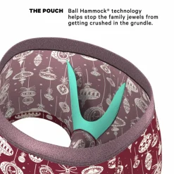 The Well Hung - Naughty Ornament Ball Hammock® Pouch Trunks Underwear