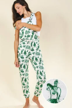 The Western Wonderland - Western Toile Women's Pajamaralls®