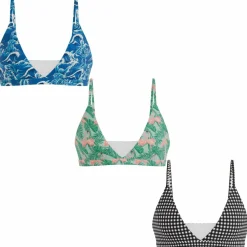 The Wet & Wild - Boob Hammock™ Triangle Bralette 3 Pack