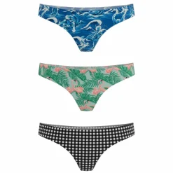 The Wet & Wild - Women's Thong Underwear 3 Pack