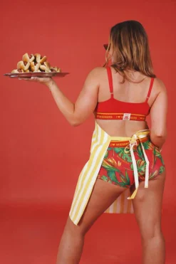 The Wiener In Paradise - Shinesty X Wienerschnitzel Tropical Boyshort Underwear with Waistband