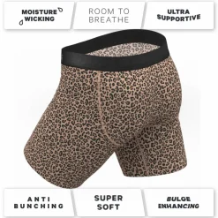 The Wild Cat - Leopard Print Ball Hammock® Boxer - Long Leg