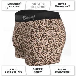 The Wild Cat - Leopard Print Ball Hammock® Pouch Trunks Underwear