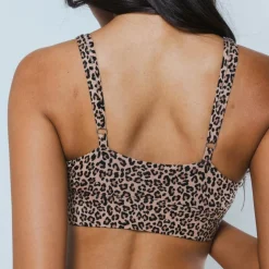 The Wild Cat - Leopard Print Boob Hammock™ Scoop Bralette