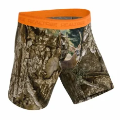 The Wild Game - Realtree x Shinesty Neon Orange Ball Hammock® Boxer - Long Leg