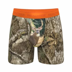 The Wild Game - Realtree x Shinesty Neon Orange Ball Hammock® Magnum Big Pouch Underwear