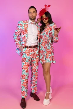 The Win By A Rose - Derby Roses Wrap Dress