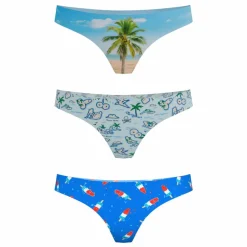 The Women Summer Essentials - Women's Thong Underwear 3 Pack