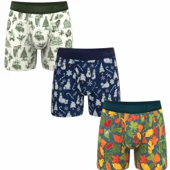 The Xmas Cheer - Ball Hammock® Pouch Boxer Briefs with Fly 3 Pack