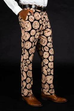 The Xmas Morning Wood - Wood Print Christmas Suit