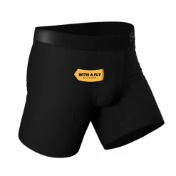 The Zero Shades of Grey - Black Ball Hammock® Pouch Underwear With Fly 3 Pack