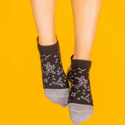 Versatile Solids Mix Pack - Blue Tri Color Block and Solids Heel Hammock™ Ankle Socks 6 Pack