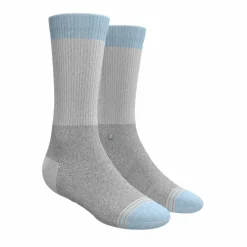 Versatile Solids Mix Pack - Blue Tri Color Block and Solids Heel Hammock™ Crew Socks 3 Pack